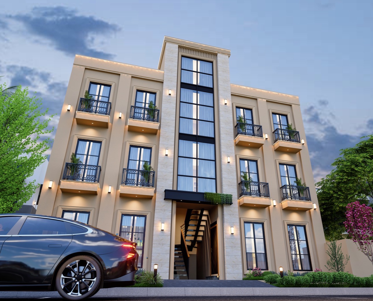MA Estate & Builders architectural development in Union Town, Lahore