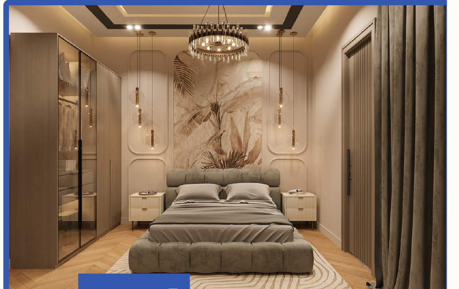 Prime Townhouse bedroom interior